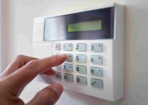 Office security with keypad system